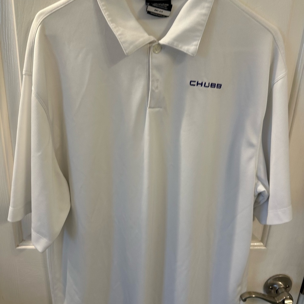 Nike Men's White Polo Shirt